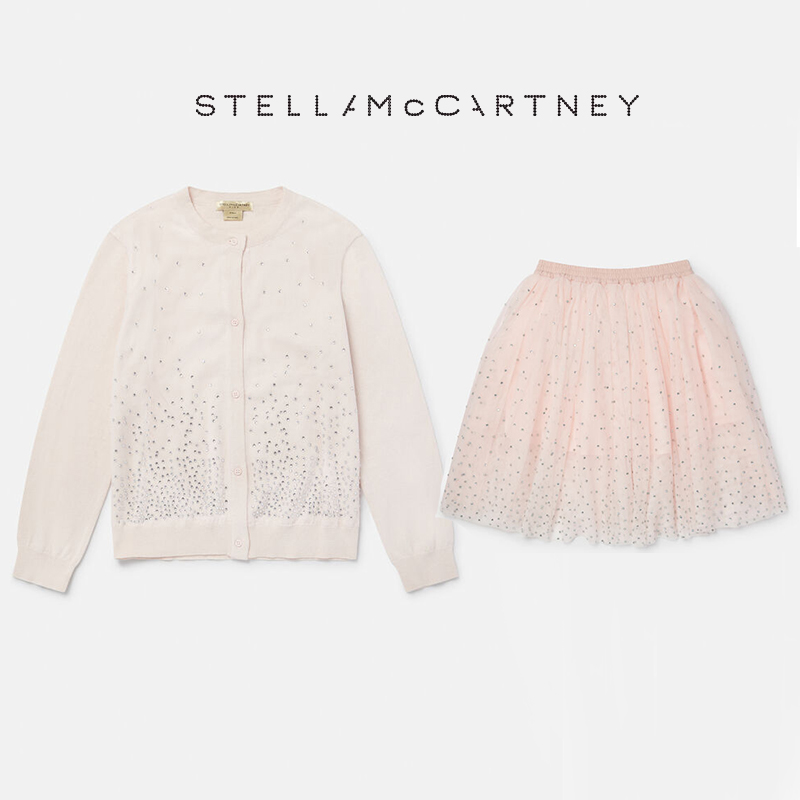 【限时6折】Stella McCartney kids童装新款女渐变针织开衫外套