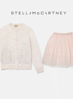 【限时6折】Stella McCartney kids童装新款女渐变针织开衫外套