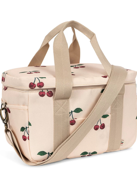 国内现货 丹麦Konges Slojd新款女童可爱樱桃斜挎包餐包汽车旅行