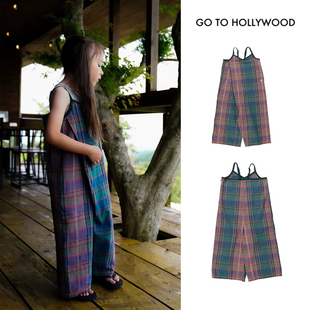 国内现货 日本Go to hollywood 25新款女童新款背带不规则设计裤