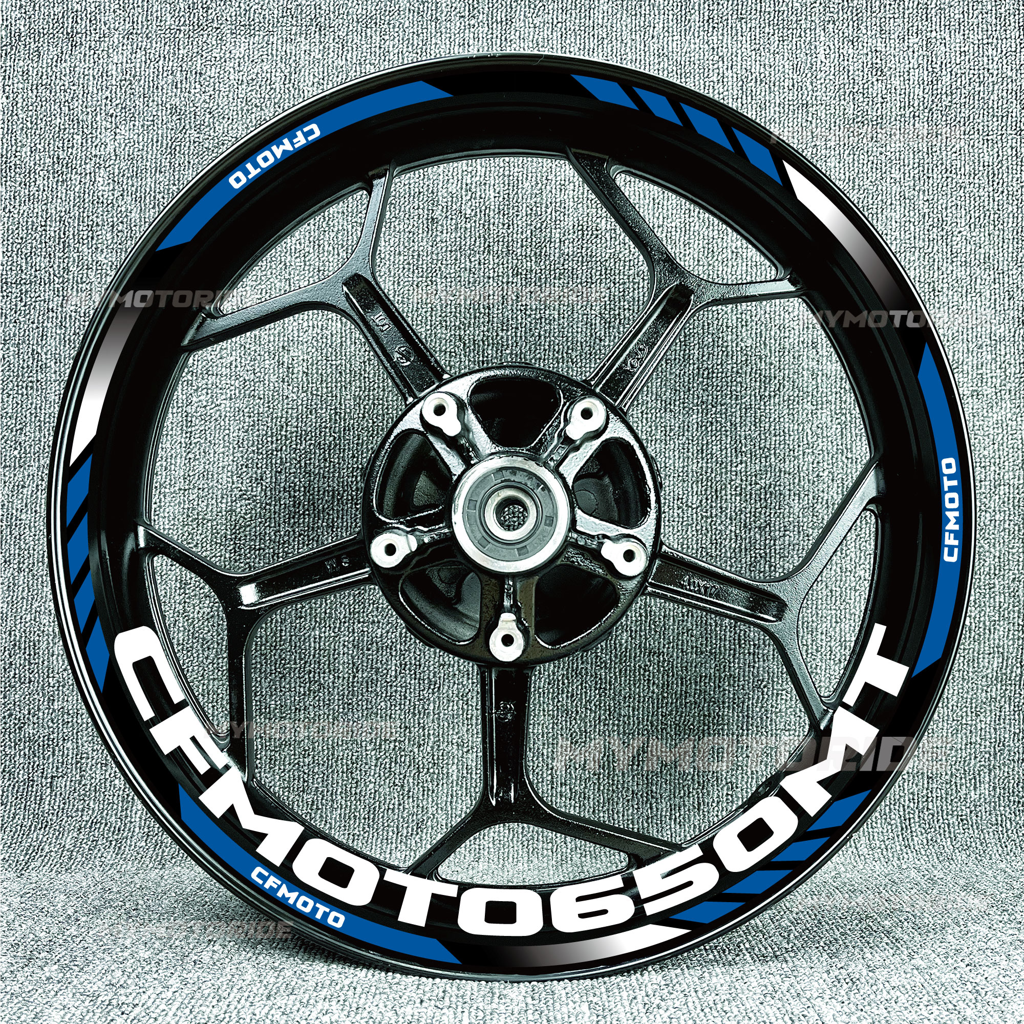 春风650mt250SR650GT650675NK675SR657SR改装轮毂贴纸反光拉花