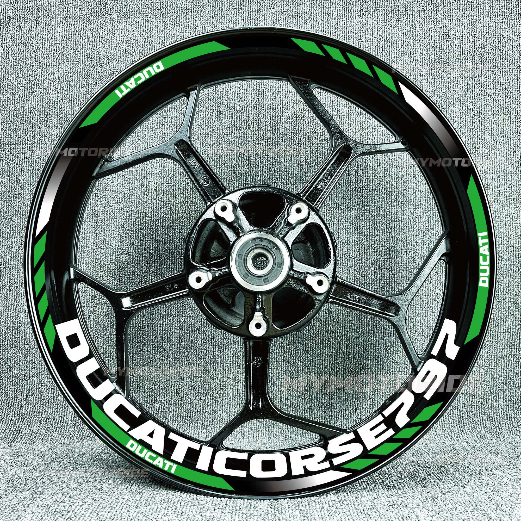 适用杜卡迪轮毂贴797 939 959 V2V4怪兽821 796轮圈车圈钢圈贴花