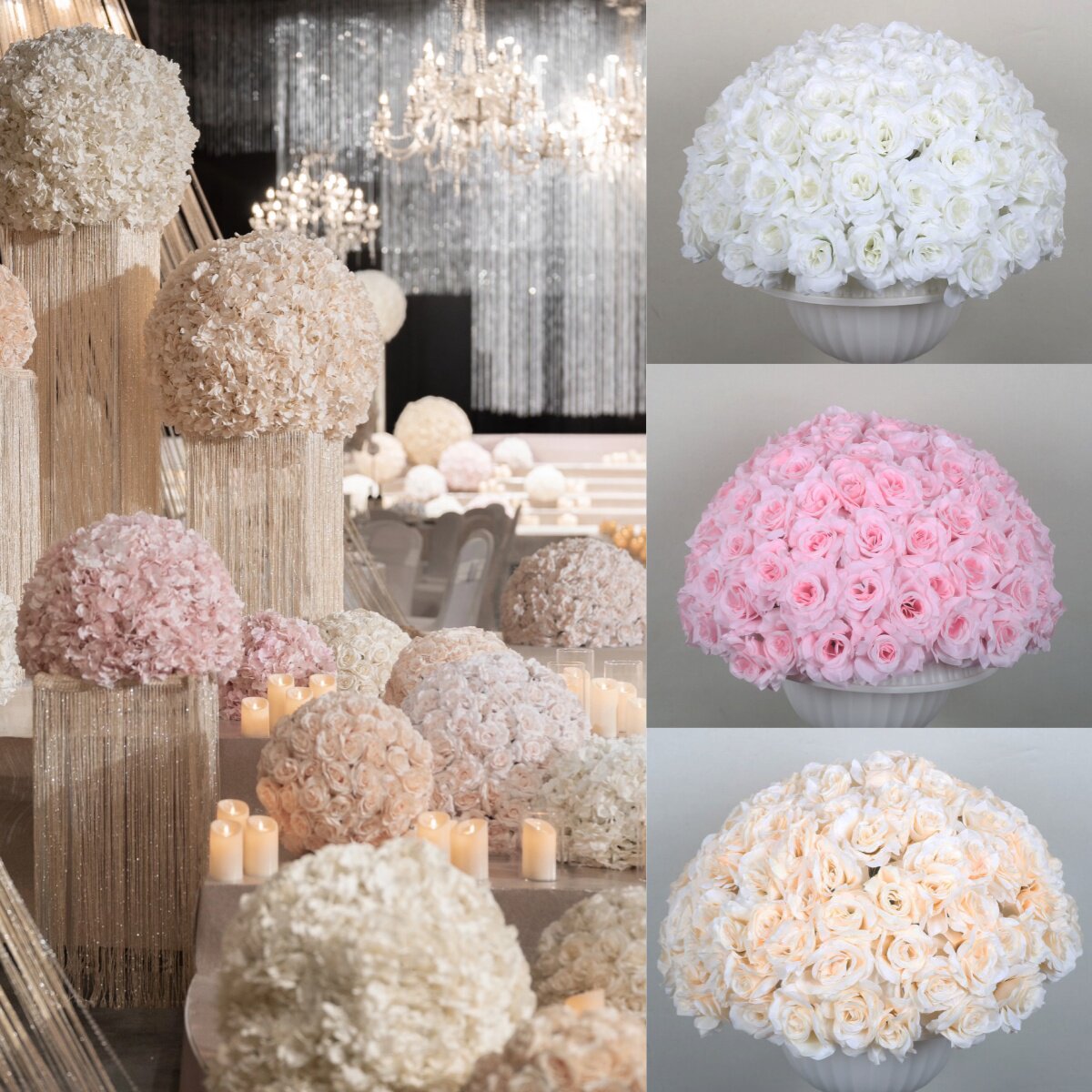 婚庆新款花球玫瑰半圆仿真玫瑰花婚礼布置半球商场装饰绢花可定制,节庆用品/礼品,婚庆绢花,淘宝优惠券,粉丝福利购,淘宝优惠卷