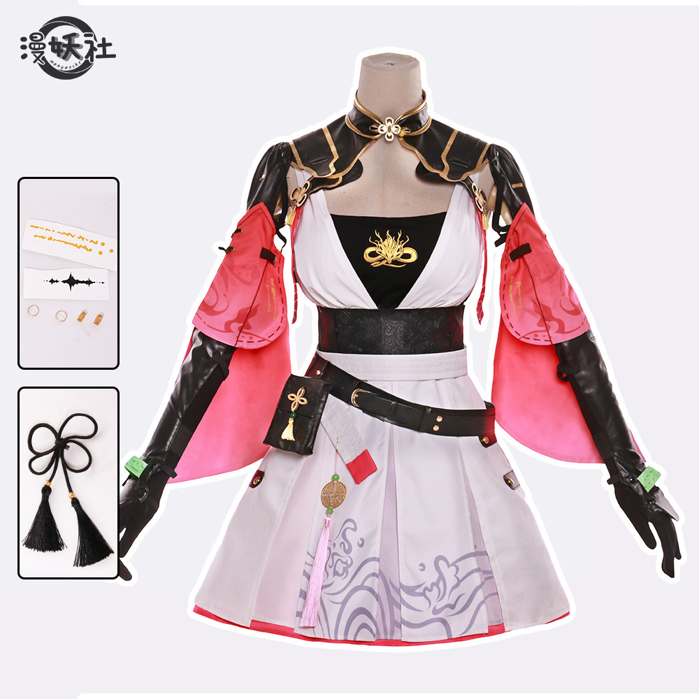漫妖社 全码现货 鸣潮桃祈cos服 游戏全套cosplay服装女 含手甲