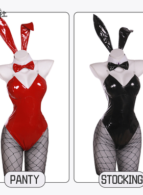 漫妖社吊带袜天使兔女郎 Panty Stocking红黑色兔女郎cosplay服装