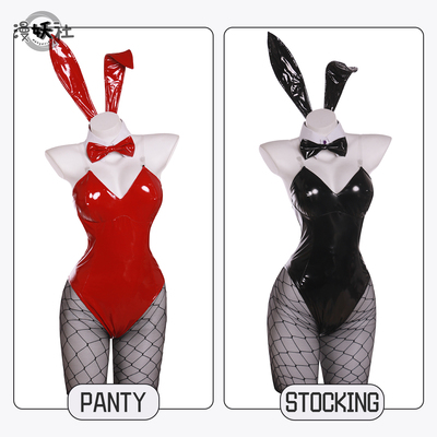 漫妖社吊带袜天使兔女郎 Panty Stocking红黑色兔女郎cosplay服装