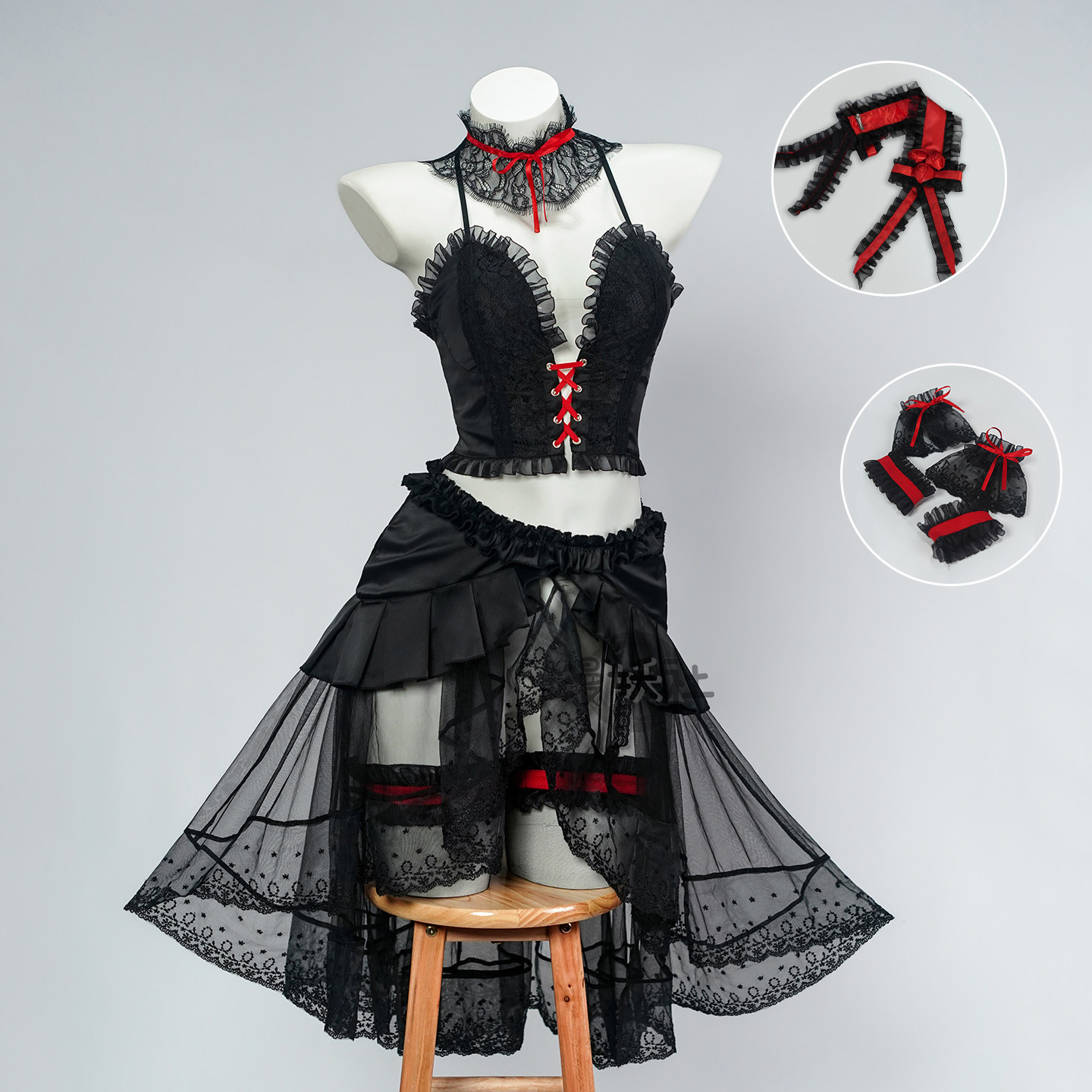 漫妖社 预售 约会大作战 狂三cos 约战 时崎狂三cosplay服装