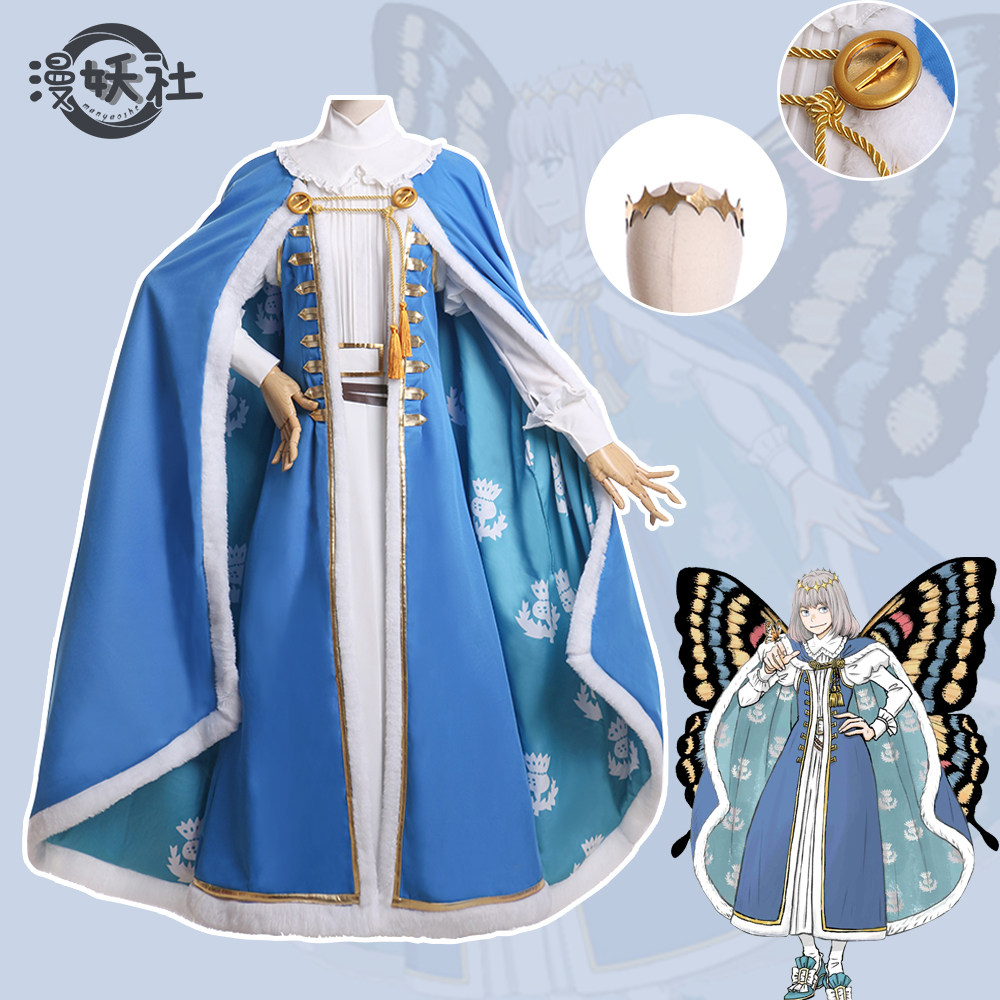 触底价现货 fgo oberon妖精王初始全套 奥伯龙cos服装 含斗篷头饰