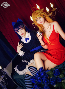 漫妖社 吊带袜天使 史朵巾cos Panty Stocking 潘迪cosplay服装