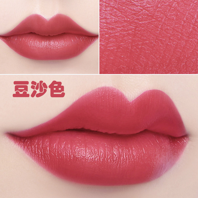 豆沙色口红不掉色不沾杯持久保湿防水哑光姨妈色大牌黄皮素颜小众