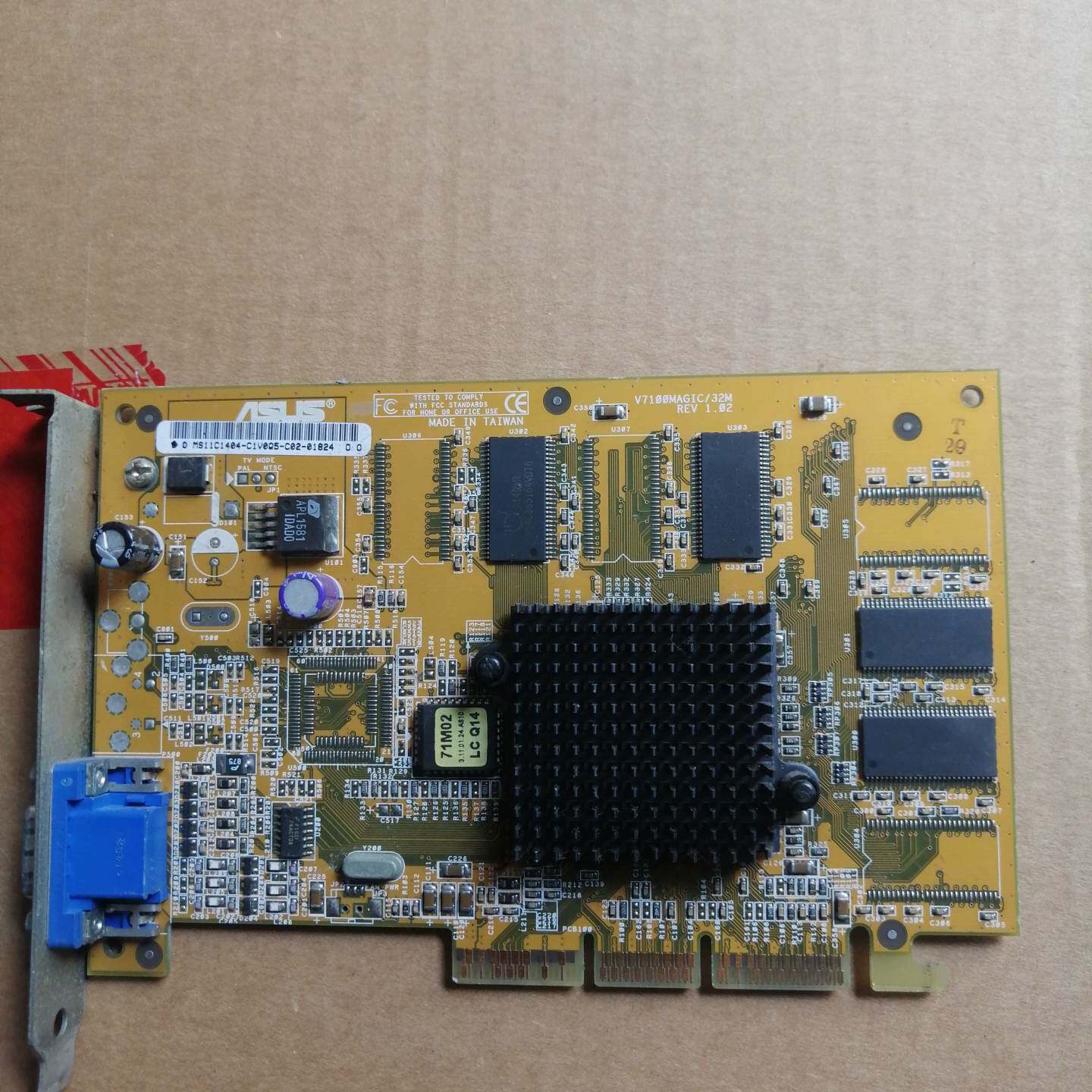 可维修ASUS V7100 Geforce2 MX 32MB AG议价