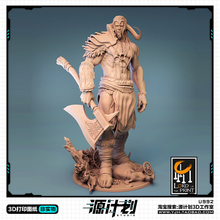 冰雪奇缘奇缘野蛮人站姿手办 3D打印模型图纸白模定制STL文件