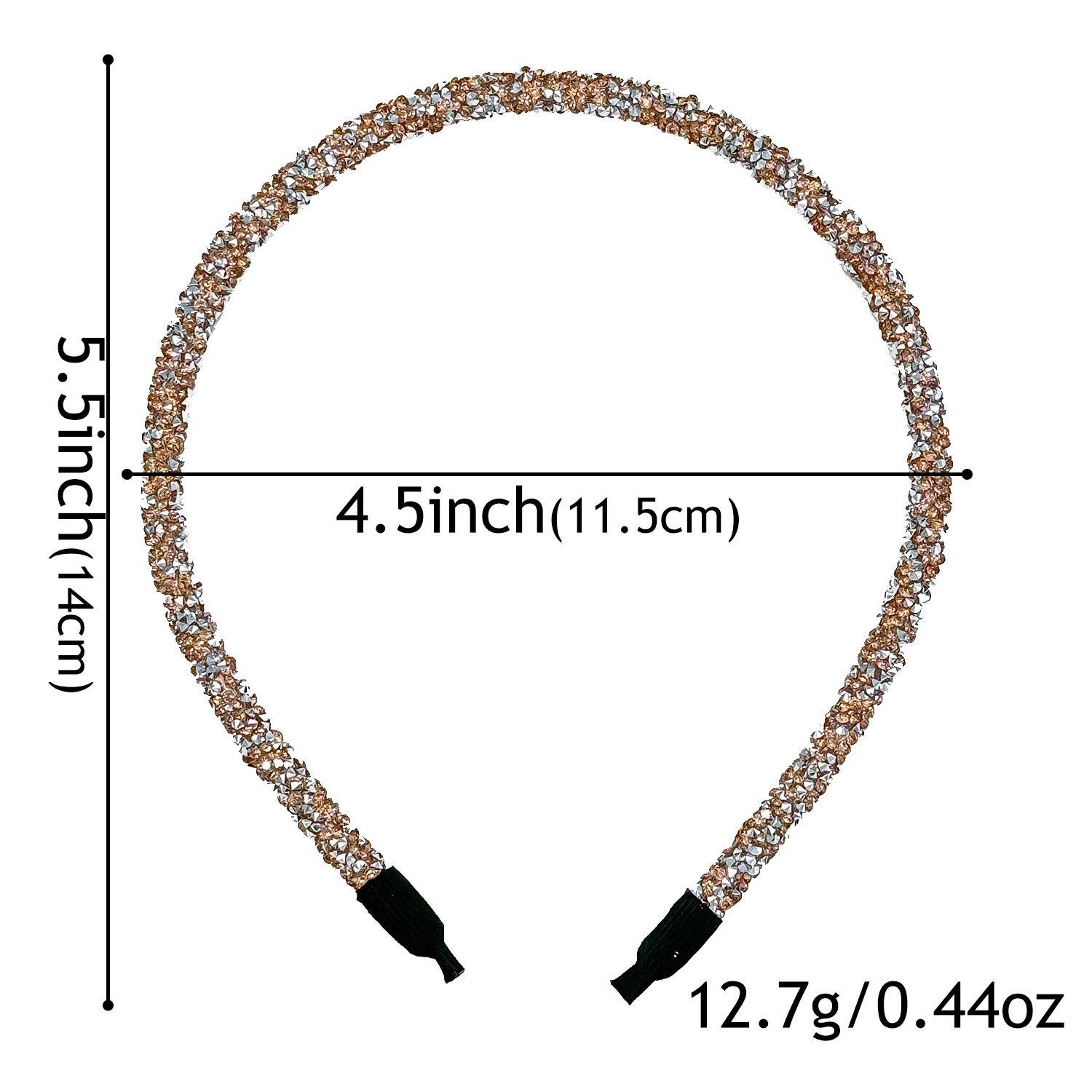 2/6PCS Cute Glitter Star Headbands Sparkly Hairbands Girls C