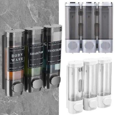 Shower Soap Dispenser 3 Chamber Shampoo Dispenser for