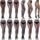 Sexy Weave Fishnet Womens Tights Jacquard Seamless Pantyhose