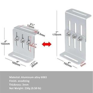 Tilt Mount Bracket Adjustable Panel Kit Shape Solar