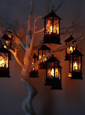 Halloween decoration props Scary atmosphere pumpkin lamp