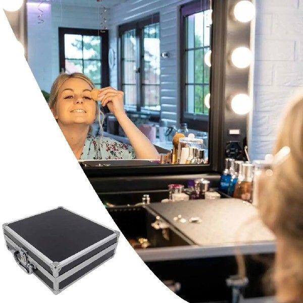 Suitcase Aluminum Alloy Metal Angle Case Practical Toolbox