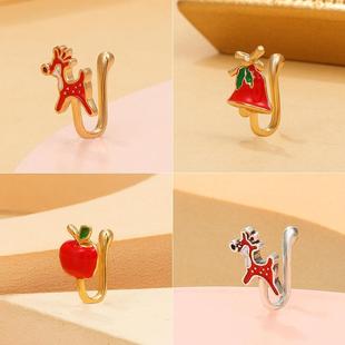 ring nose shaped clip Perforation nail false