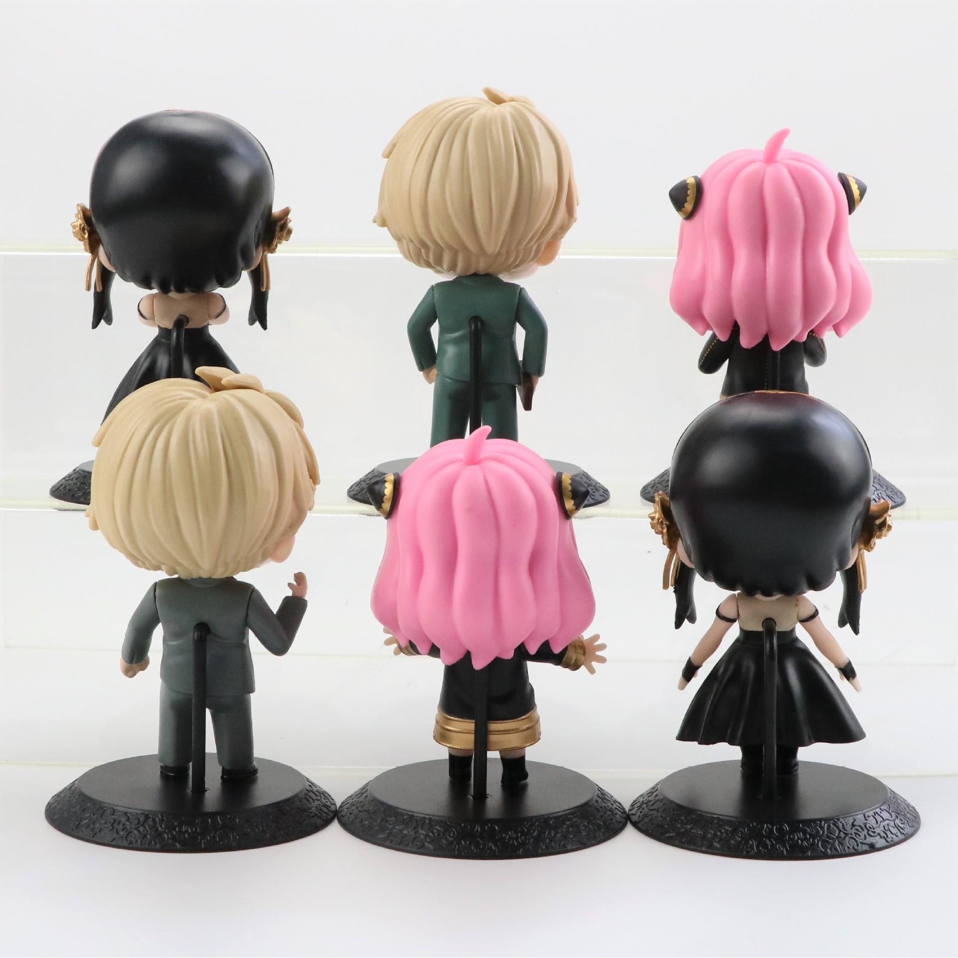 10CM 1-6Pcs Anime Spy X Family PVC Anya Loid Yor Forger Chi