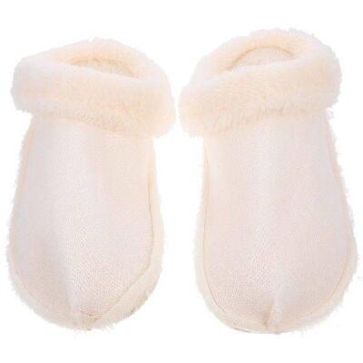 Velvet Lined Shoe Covers Slipper Insoles Women Fur Furry