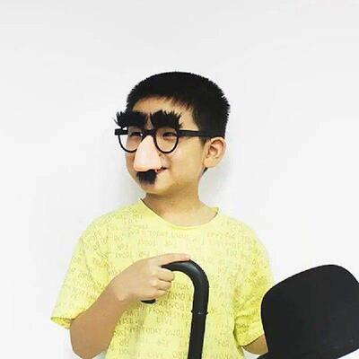 Halloween Disguise Moustache Glasses Contrast Funny Glasses