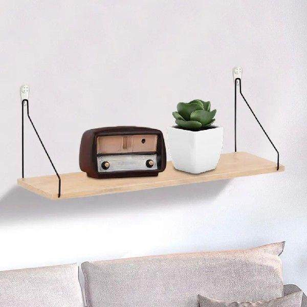 Nordic Display Rack Decorative Wooden Storage Rack with