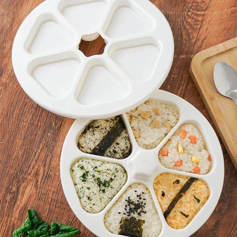 Onigiri Mould Triangle Bento Box Japanese Sushi Making Kit S