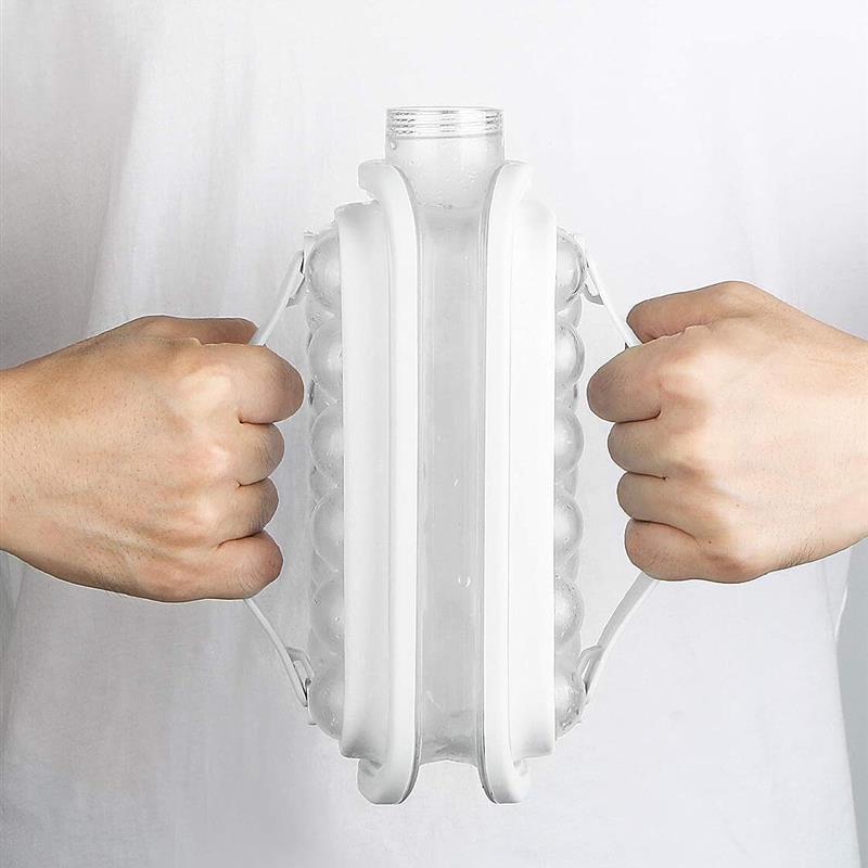 Ice Cube Trays 2 in 1 Portable Ice Ball Maker Kettle