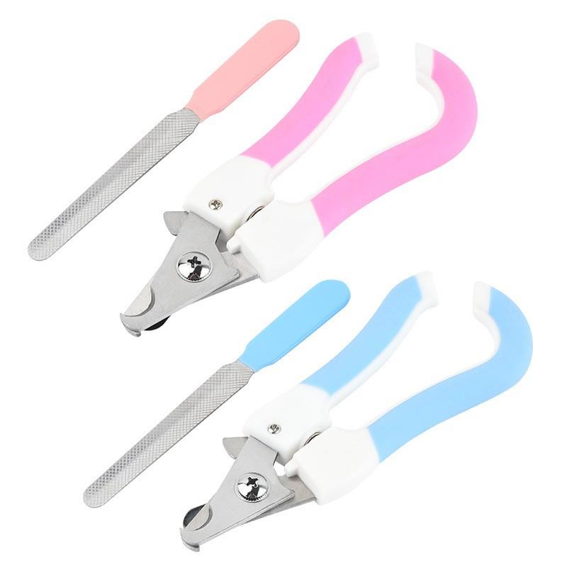Pet nail clippers, dog and cat stainless steel nail clipper