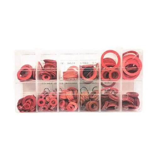 600Pcs 12 Sizes Flat Washer Assortment Metric Sealing