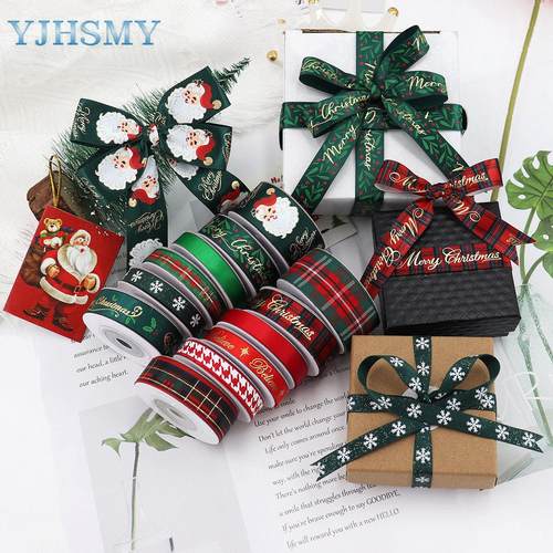 Christmas Ribbons for Craft Holiday Printed Grosgrain Ribbon