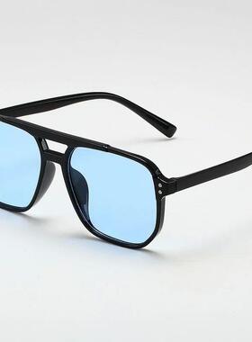 Vintage Men Women Big Sunglasses Men Square Shades Brand Des