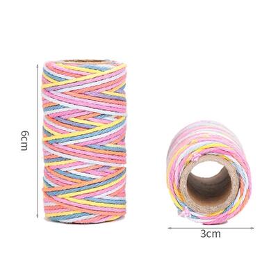 23M 1mm Cotton Rope Macrame Cord Crafts DIY Sewing Rope Ribb