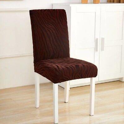 Protective Case Stripes Velvet Chair Cover Dustproof Soft