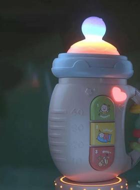 Baby Musical Feeding Bottle Pacifier born Soft Teether Rattl