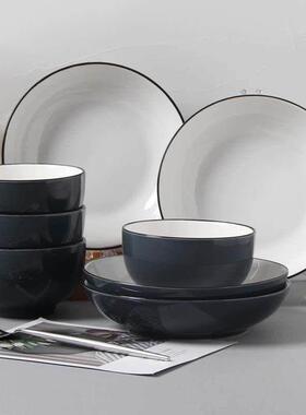 18-piece set of bowls and plates set of ceramic bowls 碗盘