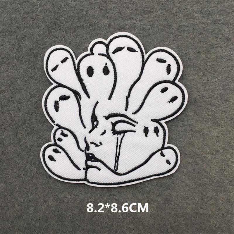 Embroidery Patch Ironing Applications Clothing Thermoadhesiv