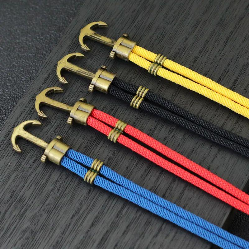 Vintage Pirate Bracelet Men Bronze Punk Braclet Outdoor Surv