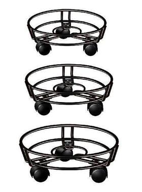 Planter Trolley Balcony Garden Home Rolling Plant Stand Pot