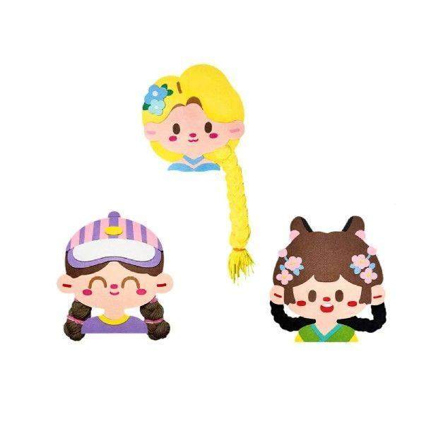 Hair Braiding DIY Materials Early Learning Hair Braid