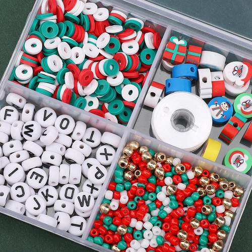 Christmas Beads Bracelets Making Kit DIY Art For Kids Girls