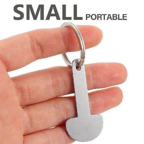 Trolley Token Shopping Cart Keyring Rings Coin Quarter