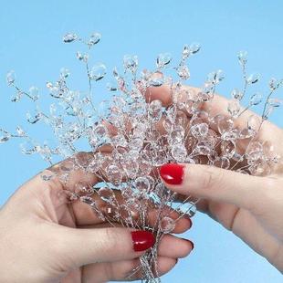Crafts Artificial Acrylic Branches Bouquets Flower Wedding