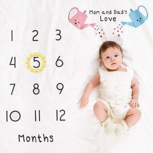 Infant Photo Props Baby Mats Blanket Background Milestone