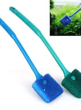 Magic Aquarium Cleaner Window Glass Algae Scraper 2 Head Spo