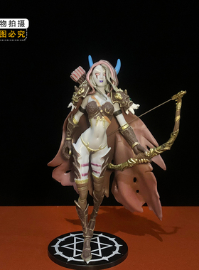 魔兽世界希尔瓦娜斯 风行者 亡灵女王 游戏周边优质手办模型摆件