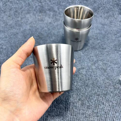 全新snowpeak不锈钢水杯