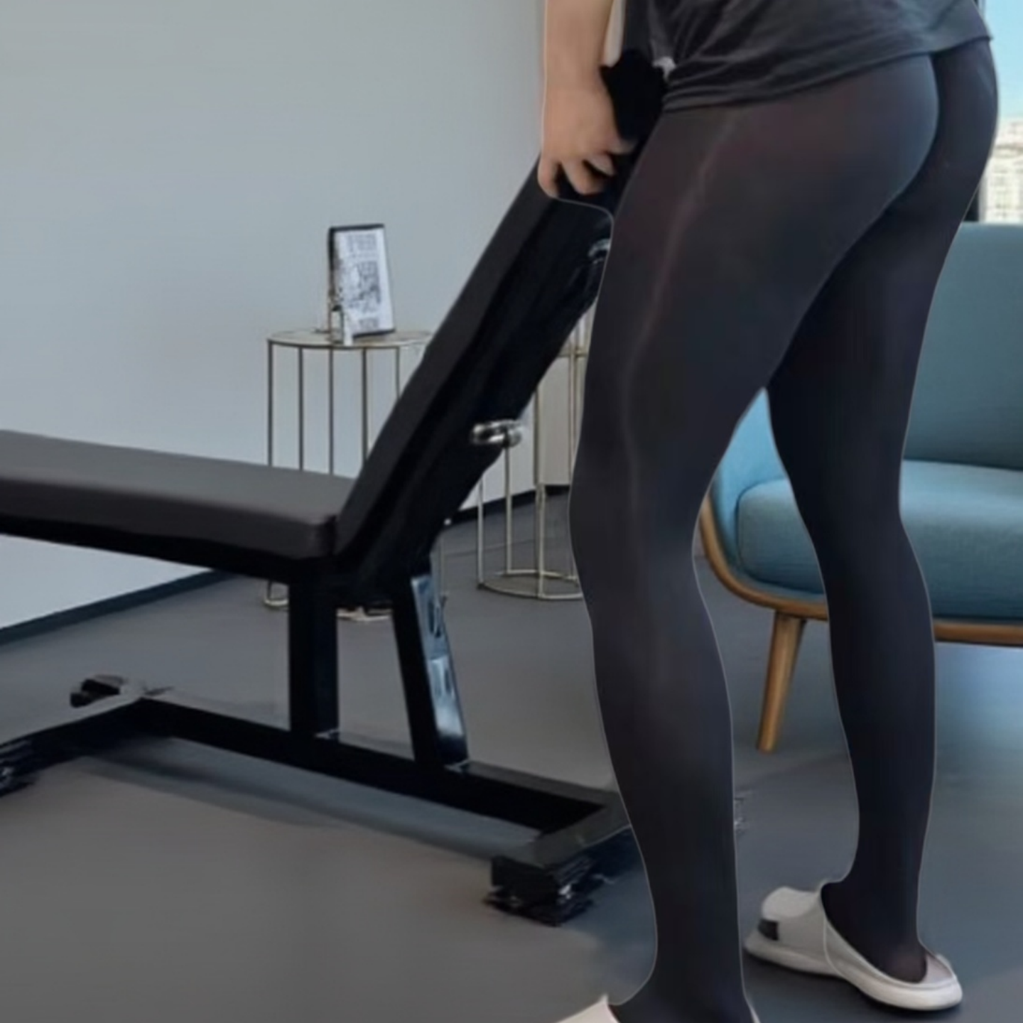 男士打底裤日系80D天鹅绒丝袜