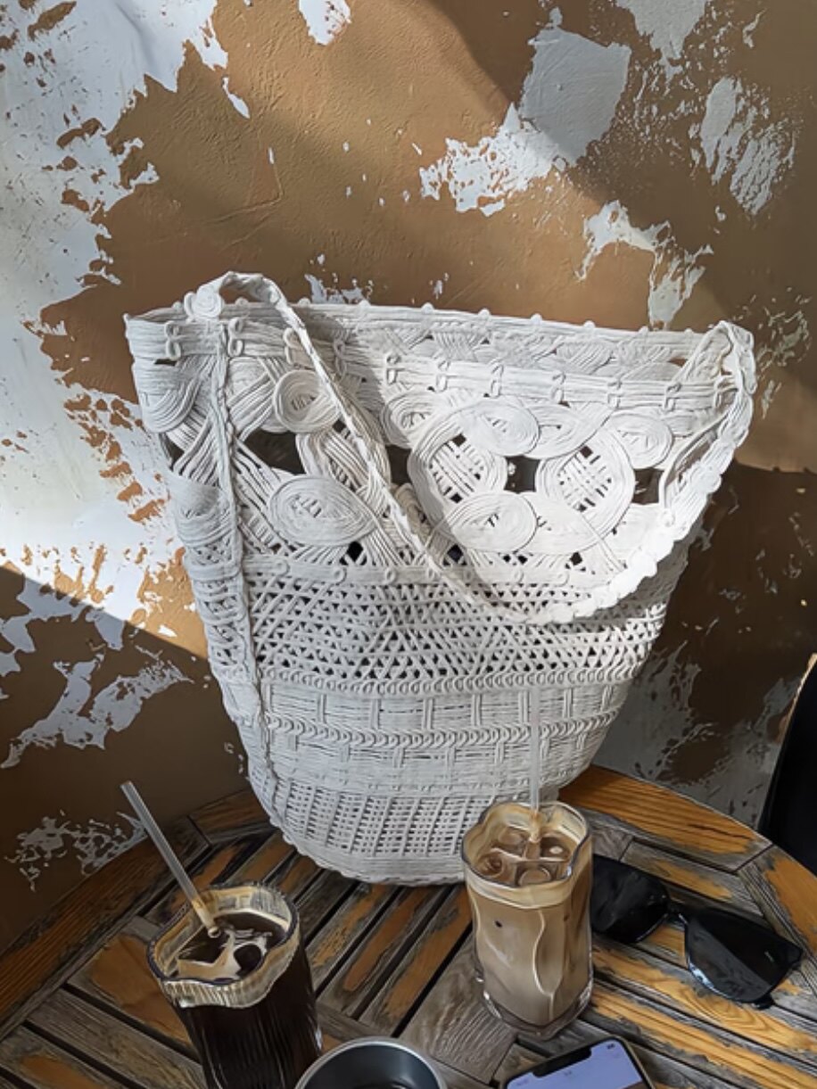 包包女式2026新款春夏欧美简约百搭时尚拉菲草编手提包单肩斜挎包